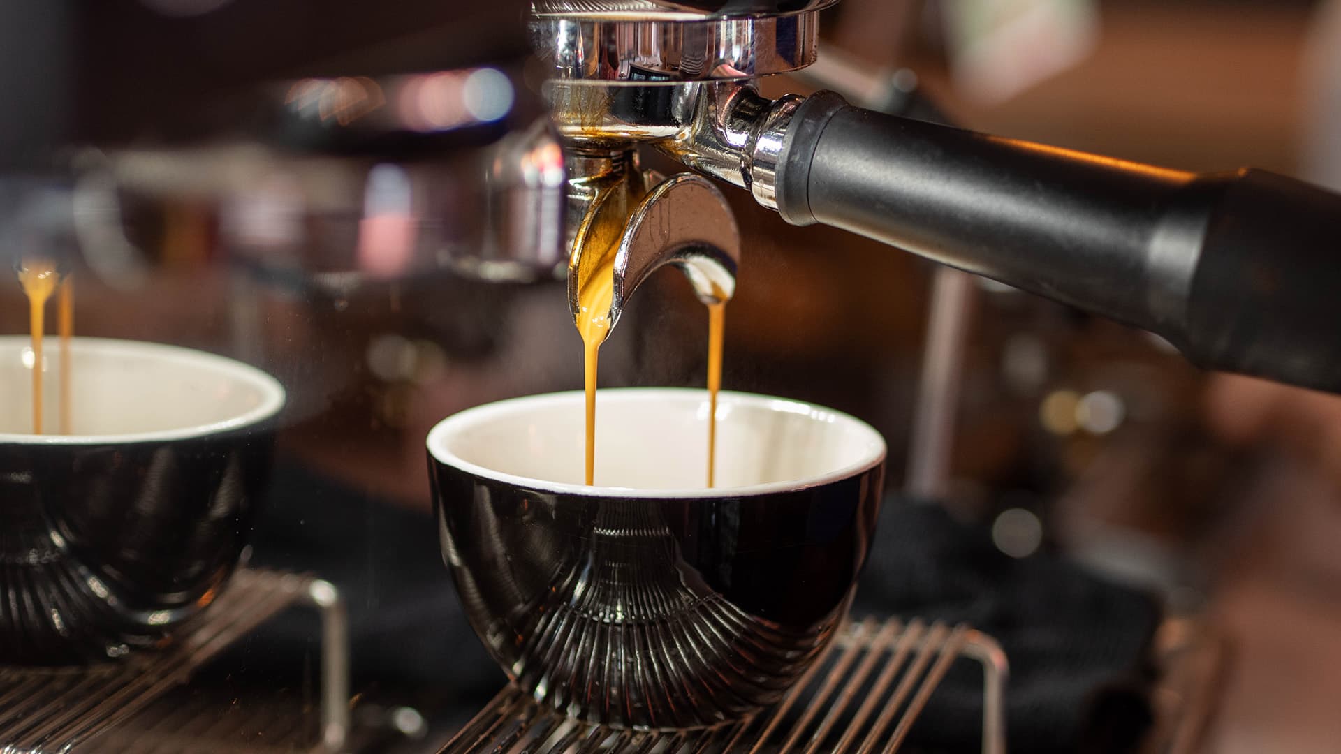 Kaffeemaschine Nahaufnahme